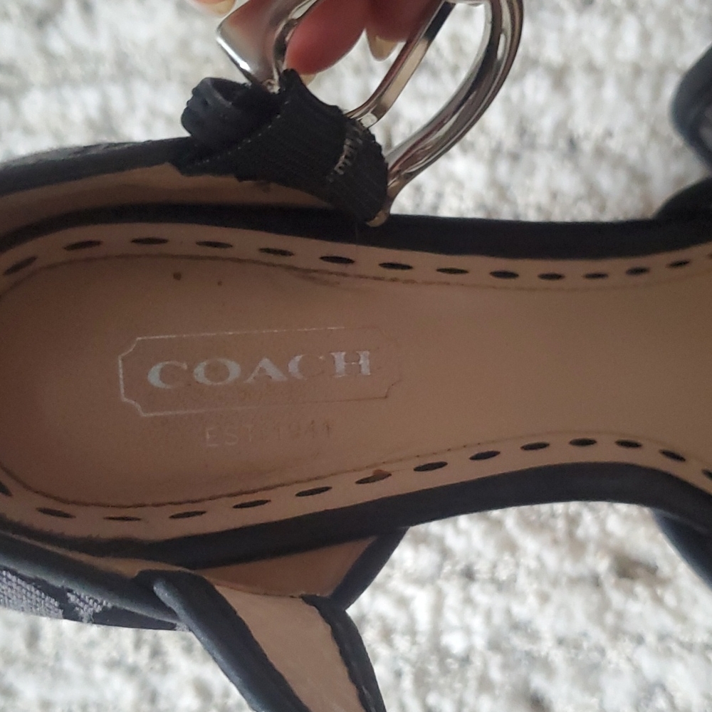 Ladies coach shoes size 6 dark gray - Picture 7 of 12